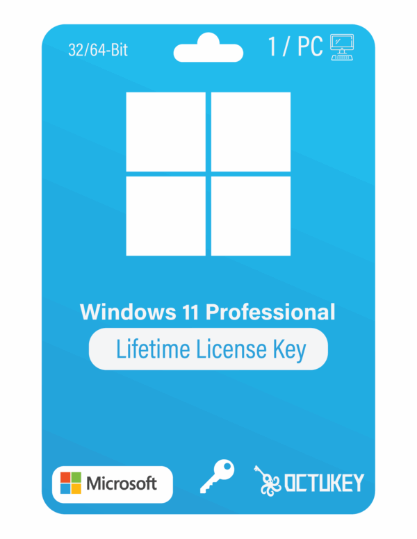 Windows 11 Professional 1PC License Key - Full Version