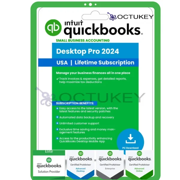 QuickBooks Desktop Pro 2024 Lifetime Activation